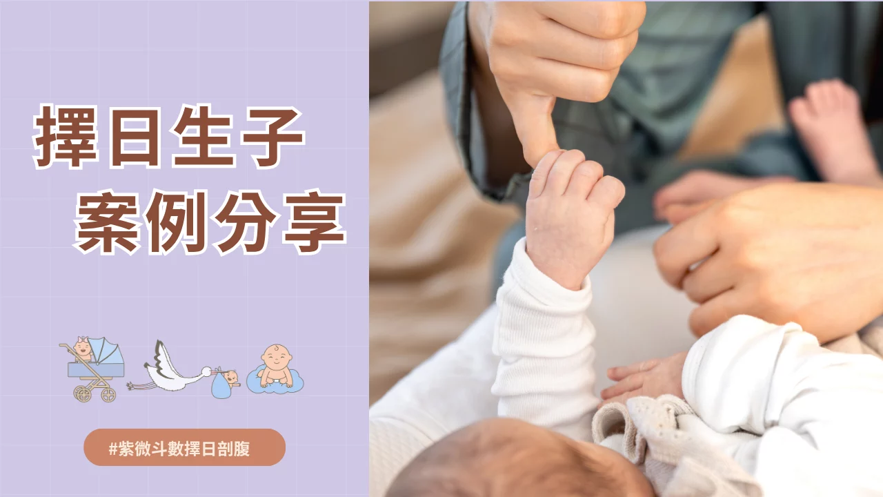 網站 擇日生子案例分享